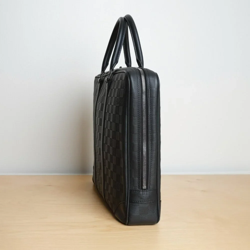 Louis Vuitton Damier Infini Porte-Documents Voyage Briefcase Black